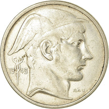 Moneta, Belgio, 50 Francs, 50 Frank, 1949, BB, Argento, KM:136.1