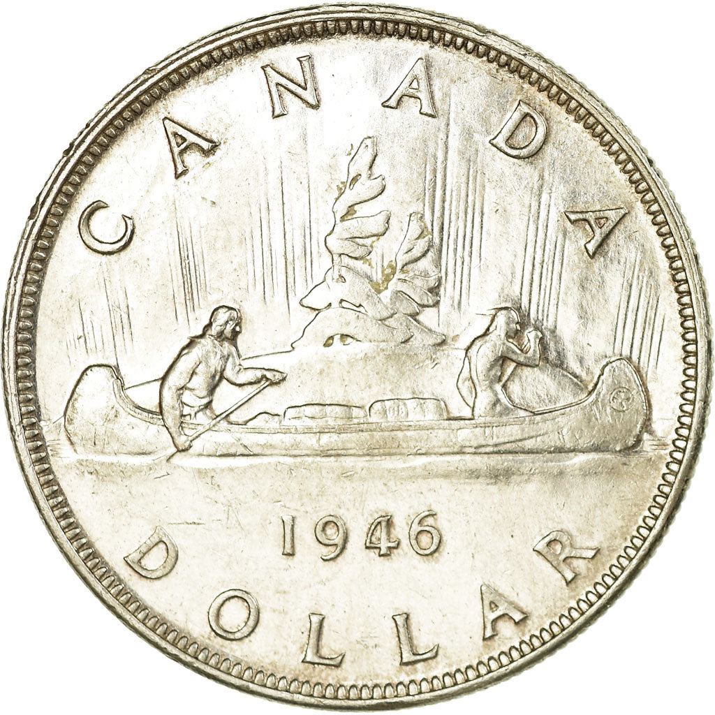 Coin, Canada, George VI, Dollar, 1946, Royal Canadian Mint, Ottawa, EF(40-45)