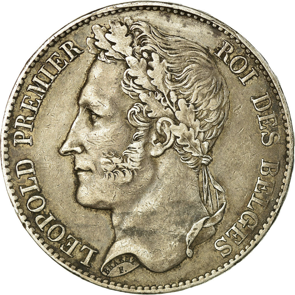 Coin, Belgium, Leopold I, 5 Francs, 5 Frank, 1849, EF(40-45), Silver, KM:3.2