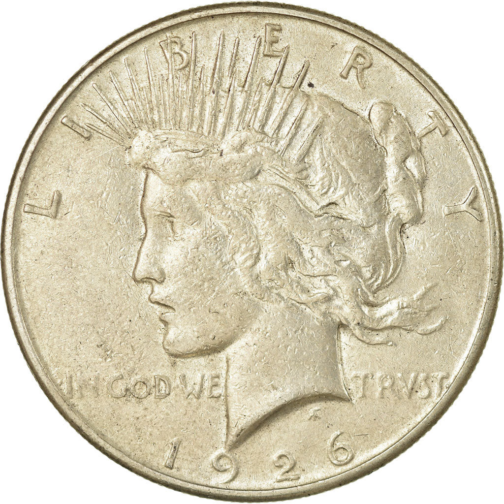 Coin, United States, Peace Dollar, Dollar, 1926, U.S. Mint, Philadelphia