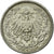 Coin, GERMANY - EMPIRE, 1/2 Mark, 1912, Muldenhütten, AU(50-53), Silver, KM:17