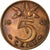 Münze, Niederlande, Wilhelmina I, 5 Cents, 1948, SS+, Bronze, KM:176