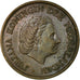 Moneta, Holandia, Juliana, 5 Cents, 1956, EF(40-45), Bronze, KM:181