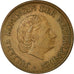 Coin, Netherlands, Juliana, 5 Cents, 1973, VF(30-35), Bronze, KM:181