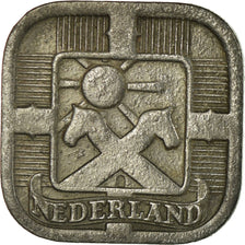 Coin, Netherlands, Wilhelmina I, 5 Cents, 1943, EF(40-45), Zinc, KM:172