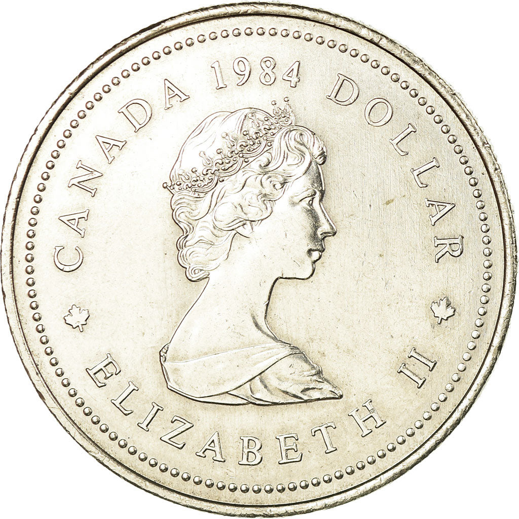Coin, Canada, Elizabeth II, Dollar, 1984, Royal Canadian Mint, Ottawa