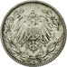 Coin, GERMANY - EMPIRE, 1/2 Mark, 1911, Muldenhütten, AU(50-53), Silver, KM:17