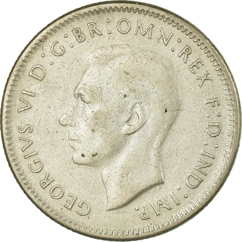 Coin, Australia, George VI, Shilling, 1946, Melbourne, EF(40-45), Silver, KM:39a