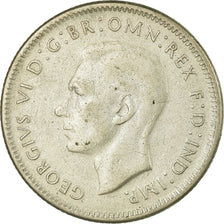 Coin, Australia, George VI, Shilling, 1946, Melbourne, EF(40-45), Silver, KM:39a