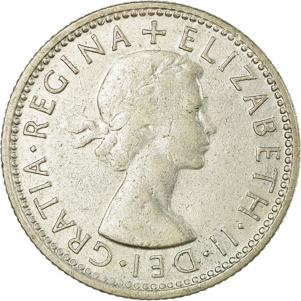 Coin, Australia, Elizabeth II, Shilling, 1953, Melbourne, EF(40-45), Silver