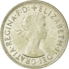 Coin, Australia, Elizabeth II, Shilling, 1962, Melbourne, EF(40-45), Silver