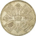 Coin, Great Britain, Elizabeth II, Crown, 1953, AU(50-53), Copper-nickel, KM:894