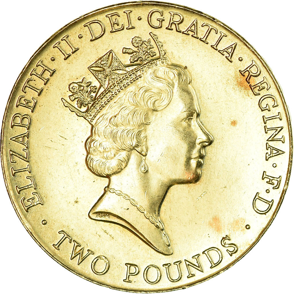 Coin, Great Britain, Elizabeth II, 2 Pounds, 1996, EF(40-45), Nickel-brass