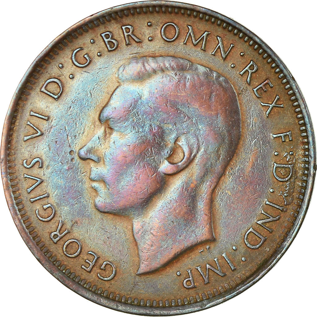 Coin, Australia, George VI, 1/2 Penny, 1946, EF(40-45), Bronze, KM:41