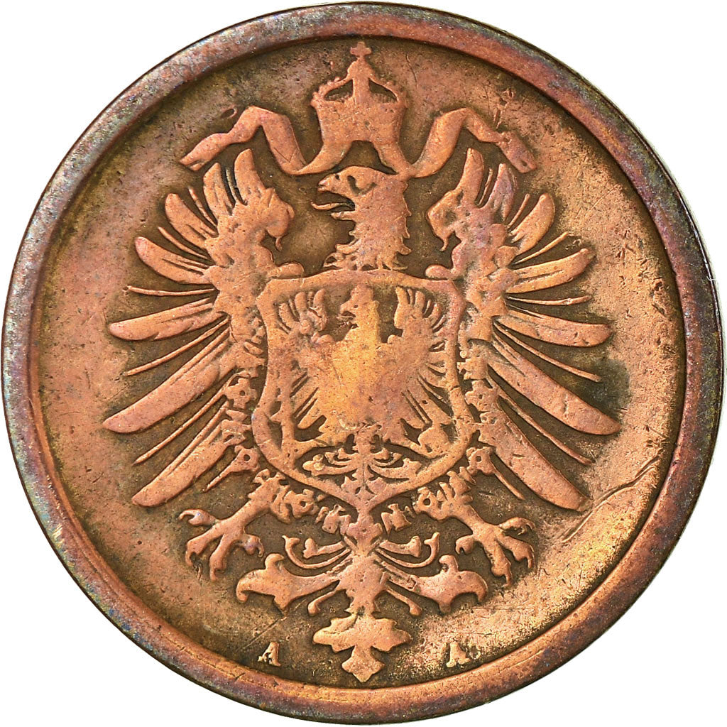 Moeda, ALEMANHA - IMPÉRIO, Wilhelm I, 2 Pfennig, 1905, Muldenhütten
