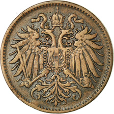 Moneta, Austria, Franz Joseph I, 2 Heller, 1894, BB, Bronzo, KM:2801