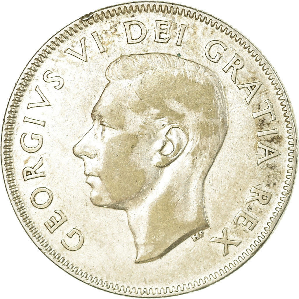 Monnaie, Canada, George VI, 50 Cents, 1952, Royal Canadian Mint, Ottawa, TB+