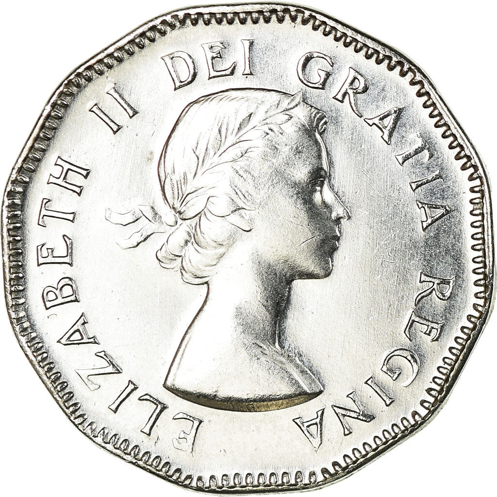 Monnaie, Canada, Elizabeth II, 5 Cents, 1953, Royal Canadian Mint, Ottawa, SUP