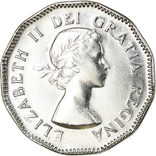Monnaie, Canada, Elizabeth II, 5 Cents, 1953, Royal Canadian Mint, Ottawa, SUP