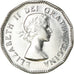 Monnaie, Canada, Elizabeth II, 5 Cents, 1953, Royal Canadian Mint, Ottawa, SUP