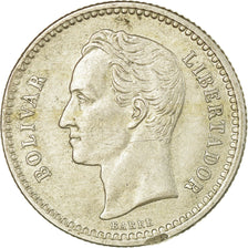 Moneta, Venezuela, Gr 2.500, 1/2 Bolivar, 1946, BB, Argento, KM:21a