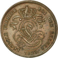 Moeda, Bélgica, Leopold I, 2 Centimes, 1835, EF(40-45), Cobre, KM:4.1