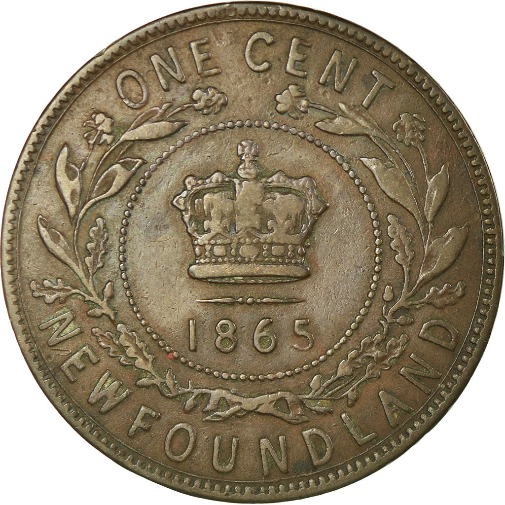 Moneta, Terranova, Cent, 1865, BB, Bronzo, KM:1