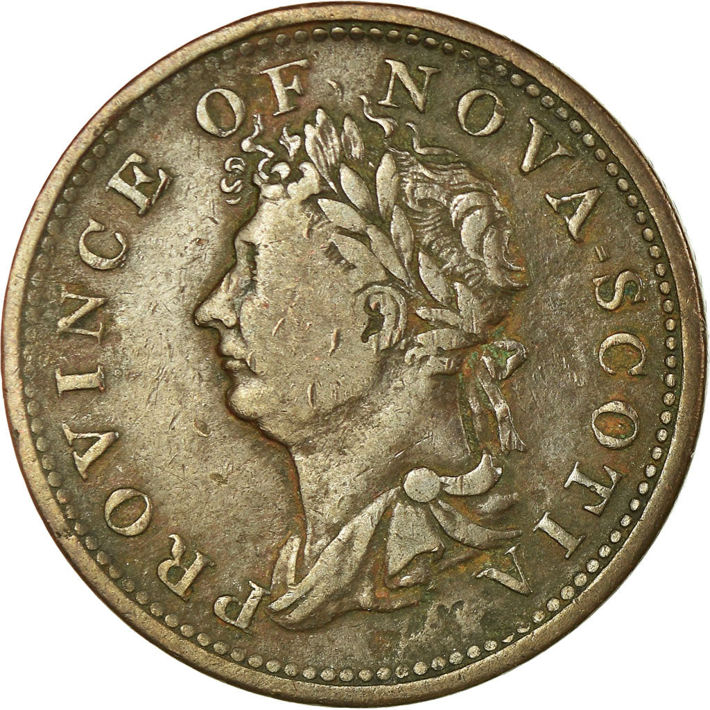 Coin, NOVA SCOTIA, Halfpenny Token, 1823, Royal Canadian Mint, Ottawa
