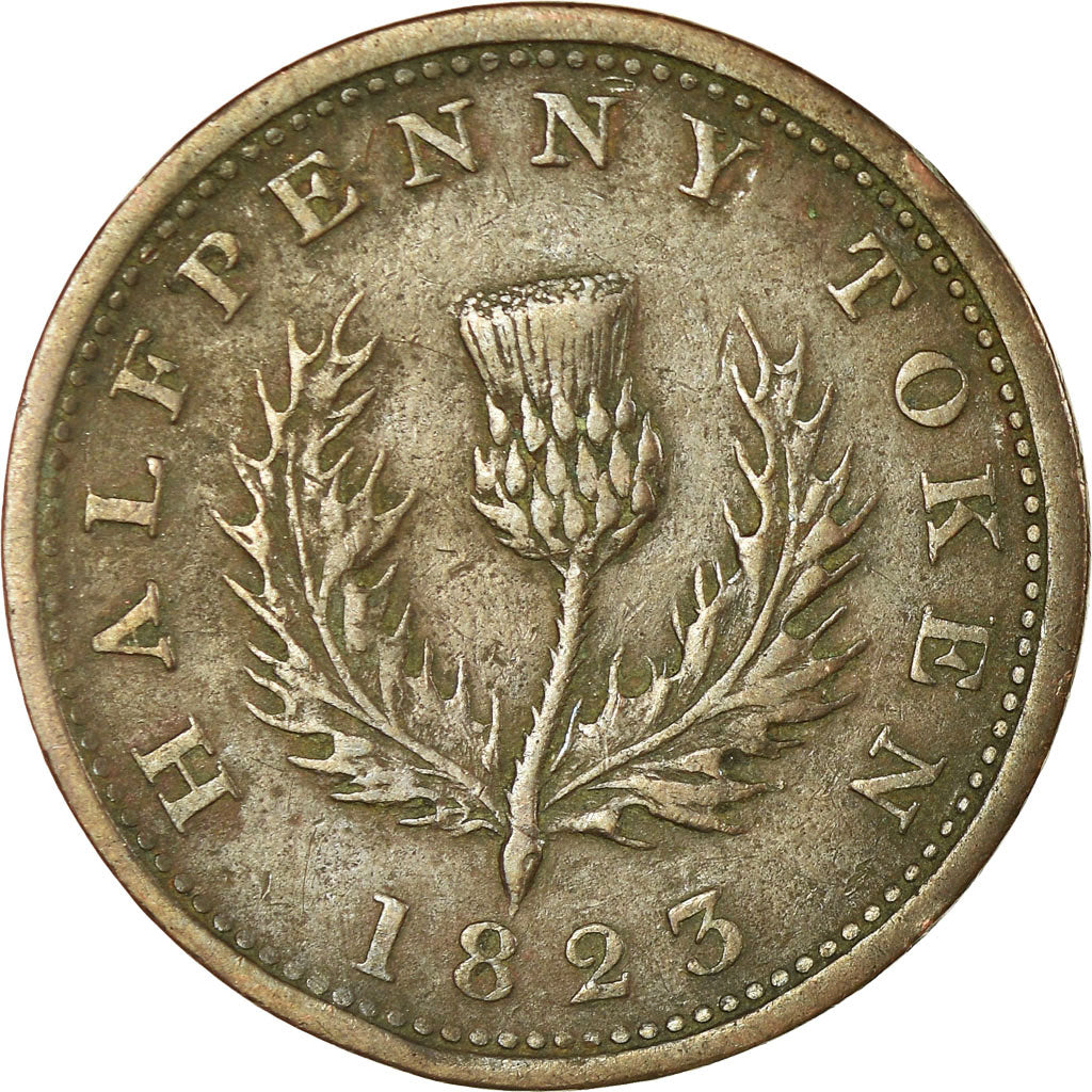 Coin, NOVA SCOTIA, Halfpenny Token, 1823, Royal Canadian Mint, Ottawa