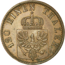 Moneta, Stati tedeschi, PRUSSIA, Wilhelm I, 3 Pfennig, 1869, Berlin, BB, Rame