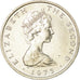 Munten, Eiland Man, Elizabeth II, 10 New Pence, 1975, ZF, Copper-nickel, KM:23