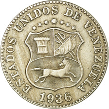 Münze, Venezuela, 5 Centimos, 1936, SS, Copper-nickel, KM:27