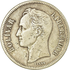 Monnaie, Venezuela, Gram 10, 2 Bolivares, 1935, TB+, Argent, KM:23
