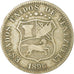 Coin, Venezuela, 12-1/2 Centimos, 1896, VF(30-35), Copper-nickel, KM:28