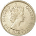 Coin, Cyprus, 50 Mils, 1955, AU(50-53), Copper-nickel, KM:36