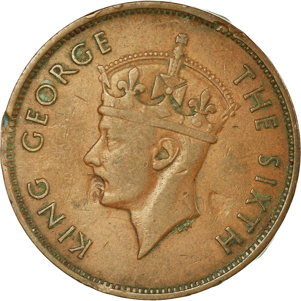 Coin, British Honduras, George VI, Cent, 1950, VF(20-25), Bronze, KM:24