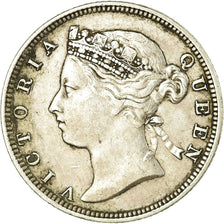 Coin, Straits Settlements, Victoria, 20 Cents, 1878, EF(40-45), Silver, KM:12