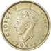 Moneda, Rodesia del Sur, George VI, 6 Pence, 1940, MBC+, Plata, KM:17