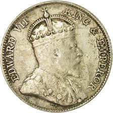 Coin, Straits Settlements, Edward VII, 10 Cents, 1909, Bombay, VF(30-35)