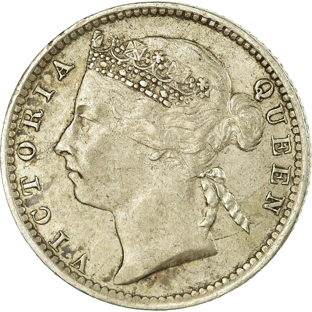 Coin, Straits Settlements, Victoria, 10 Cents, 1900, EF(40-45), Silver, KM:11