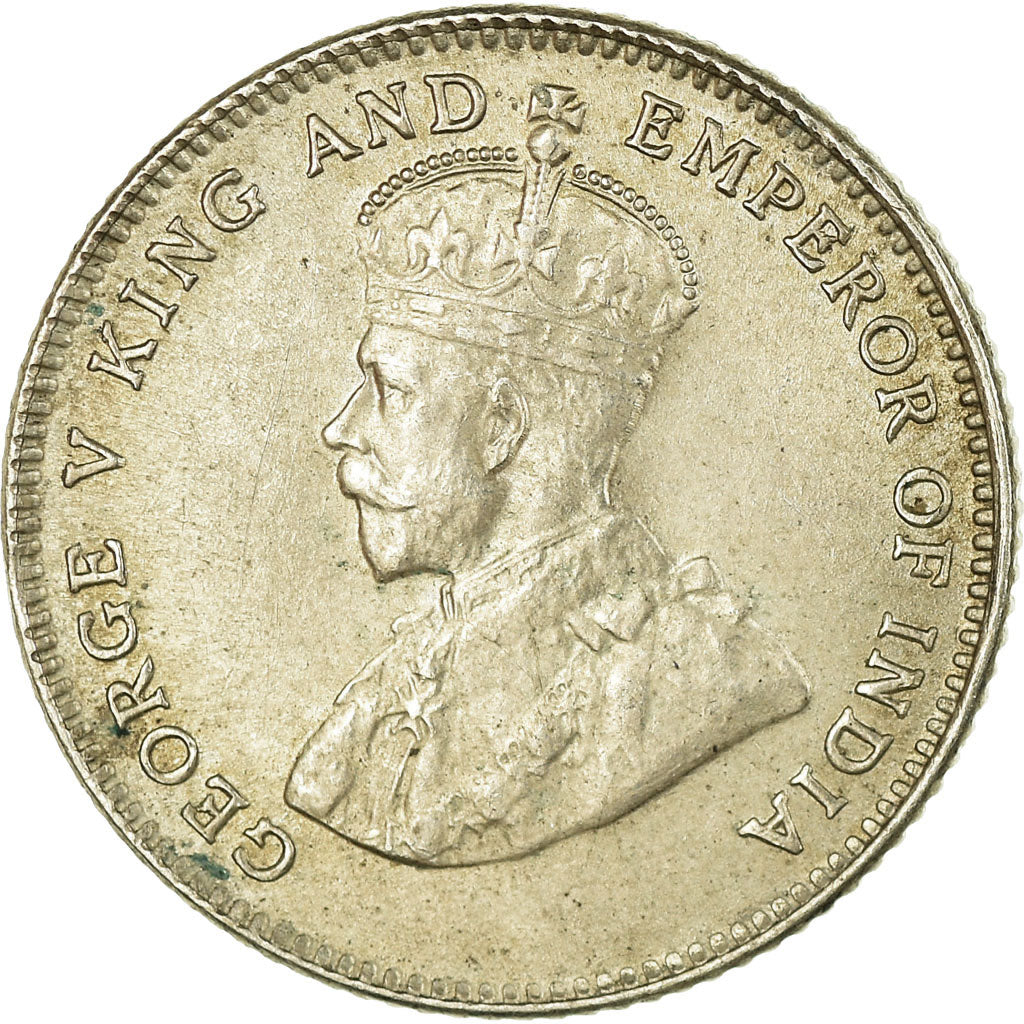 Coin, Straits Settlements, George V, 10 Cents, 1927, EF(40-45), Silver, KM:29b