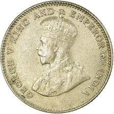 Coin, Straits Settlements, George V, 10 Cents, 1927, EF(40-45), Silver, KM:29b