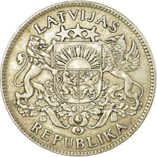 Moneta, Lettonia, Lats, 1924, BB, Argento, KM:7