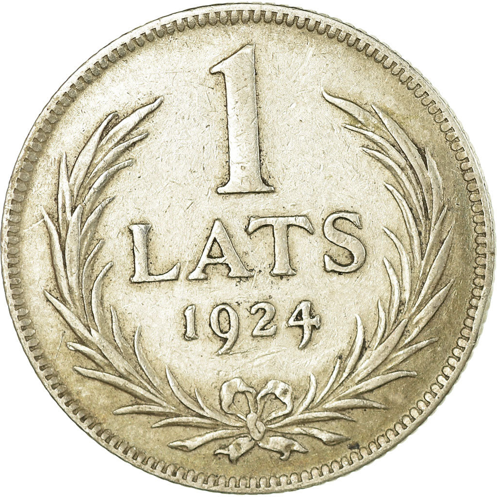 Moneta, Lettonia, Lats, 1924, BB, Argento, KM:7