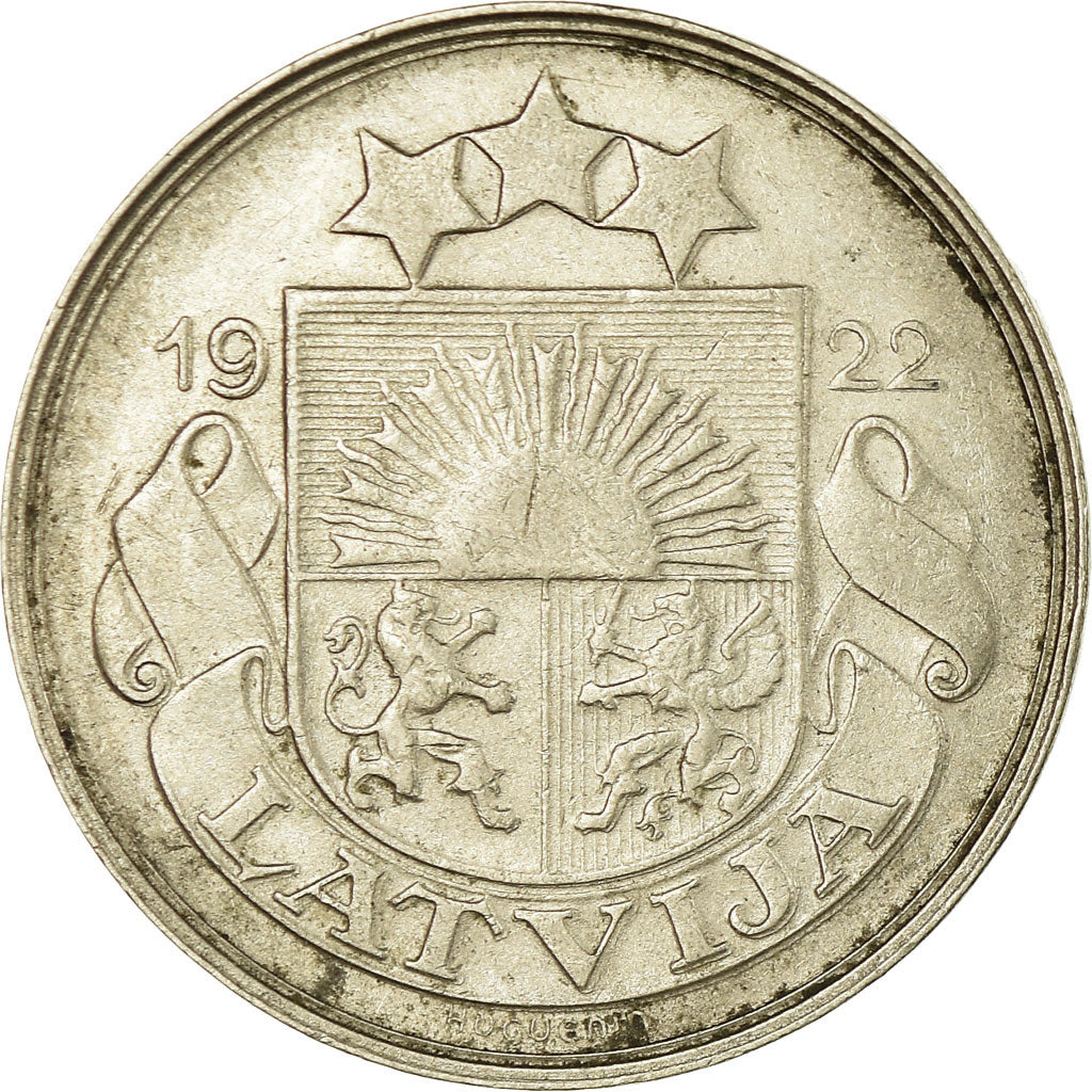 Coin, Latvia, 20 Santimu, 1922, VF(30-35), Nickel, KM:5