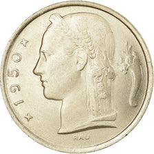 Coin, Belgium, 5 Francs, 5 Frank, 1950, AU(55-58), Copper-nickel, KM:135.1