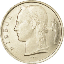 Coin, Belgium, 5 Francs, 5 Frank, 1950, AU(55-58), Copper-nickel, KM:135.1