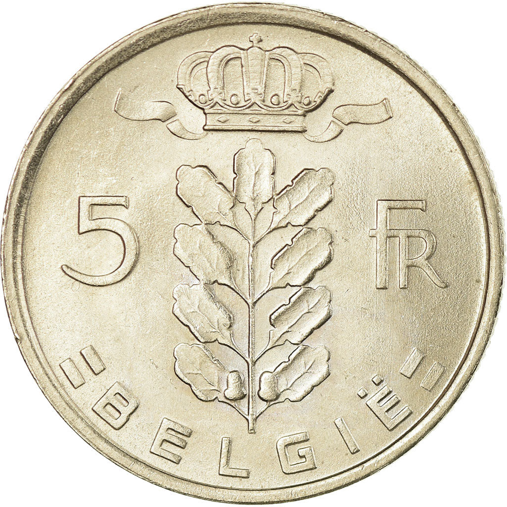 Coin, Belgium, 5 Francs, 5 Frank, 1950, AU(55-58), Copper-nickel, KM:135.1