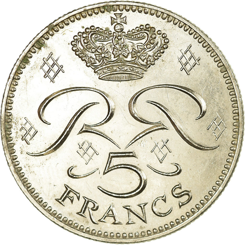 Coin, Monaco, Rainier III, 5 Francs, 1978, VF(30-35), Copper-nickel, KM:150