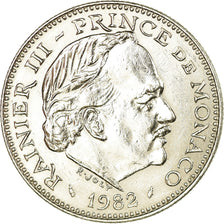 Coin, Monaco, Rainier III, 5 Francs, 1982, EF(40-45), Copper-nickel, KM:150